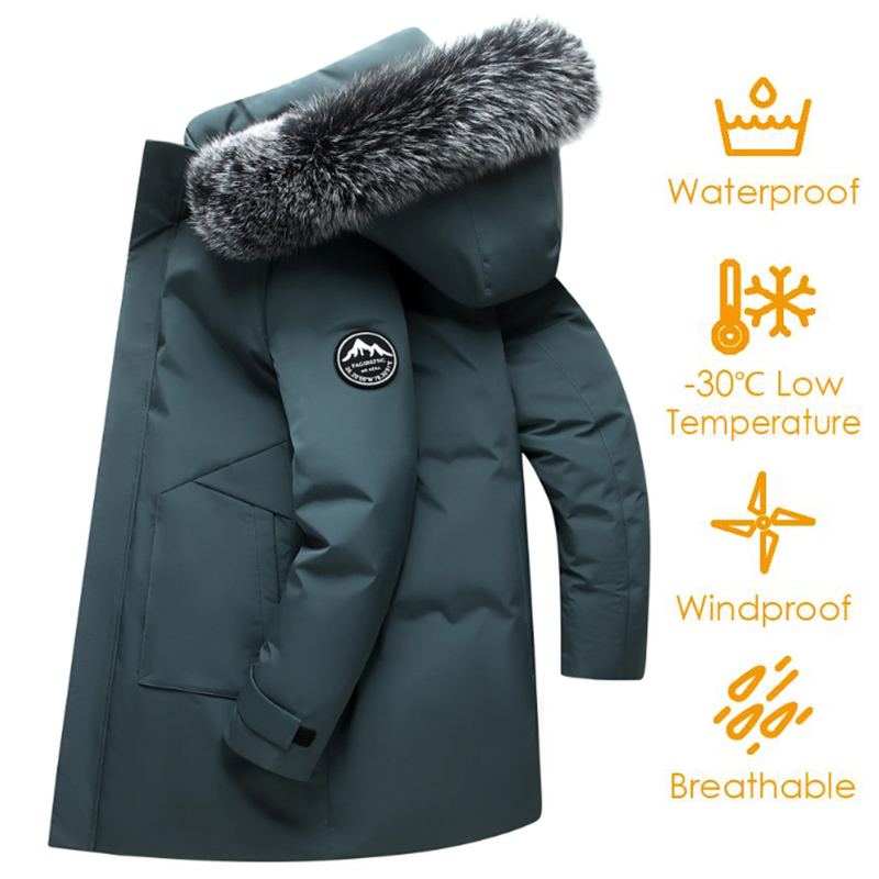 Autumn Winter Men Windproof Do - Down Jacket Packable review and price