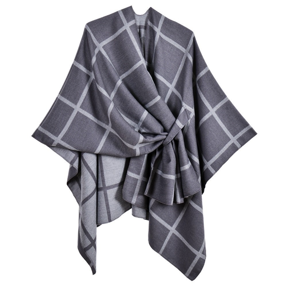 Warm Coat Plaid Design Travel  - Shawl Wrap Winter review and price
