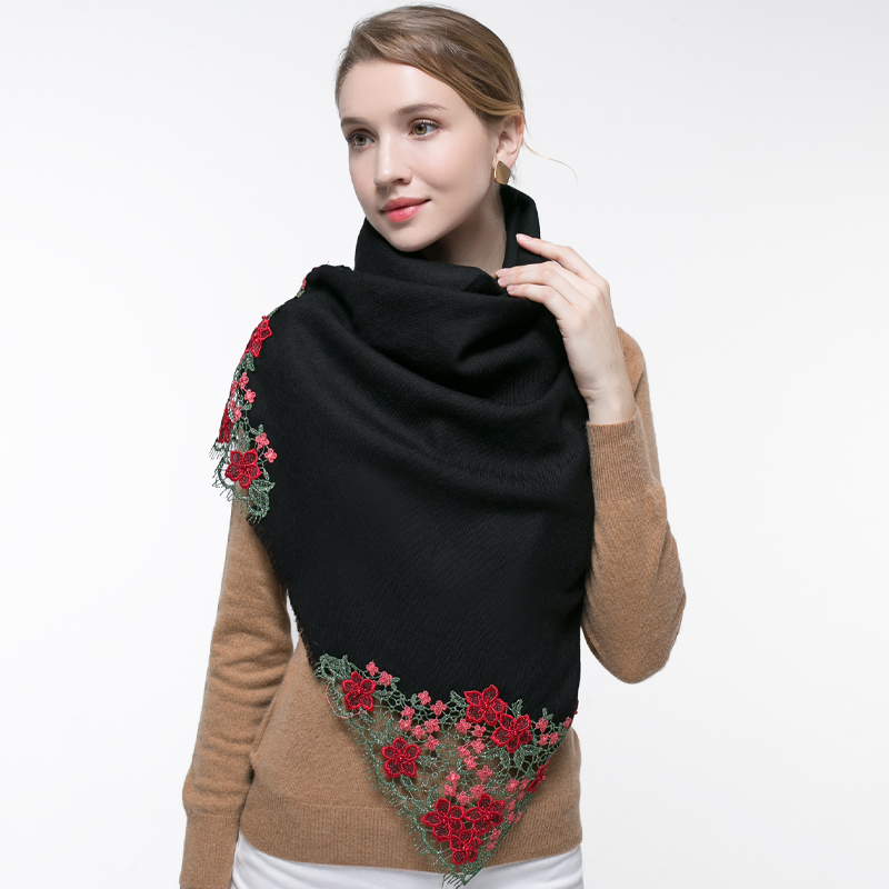 100% Real Wool Pink Scarf Wome - Cashmere Pashmina Wrap review and price
