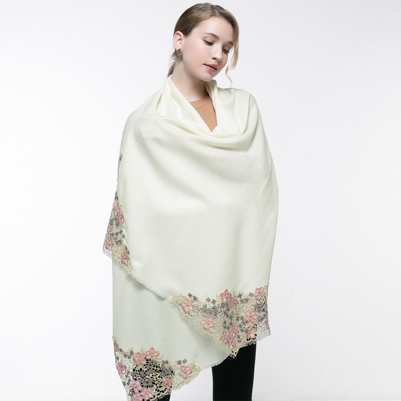 100% Real Wool Pink Scarf Wome - Cashmere Pashmina Wrap review and price