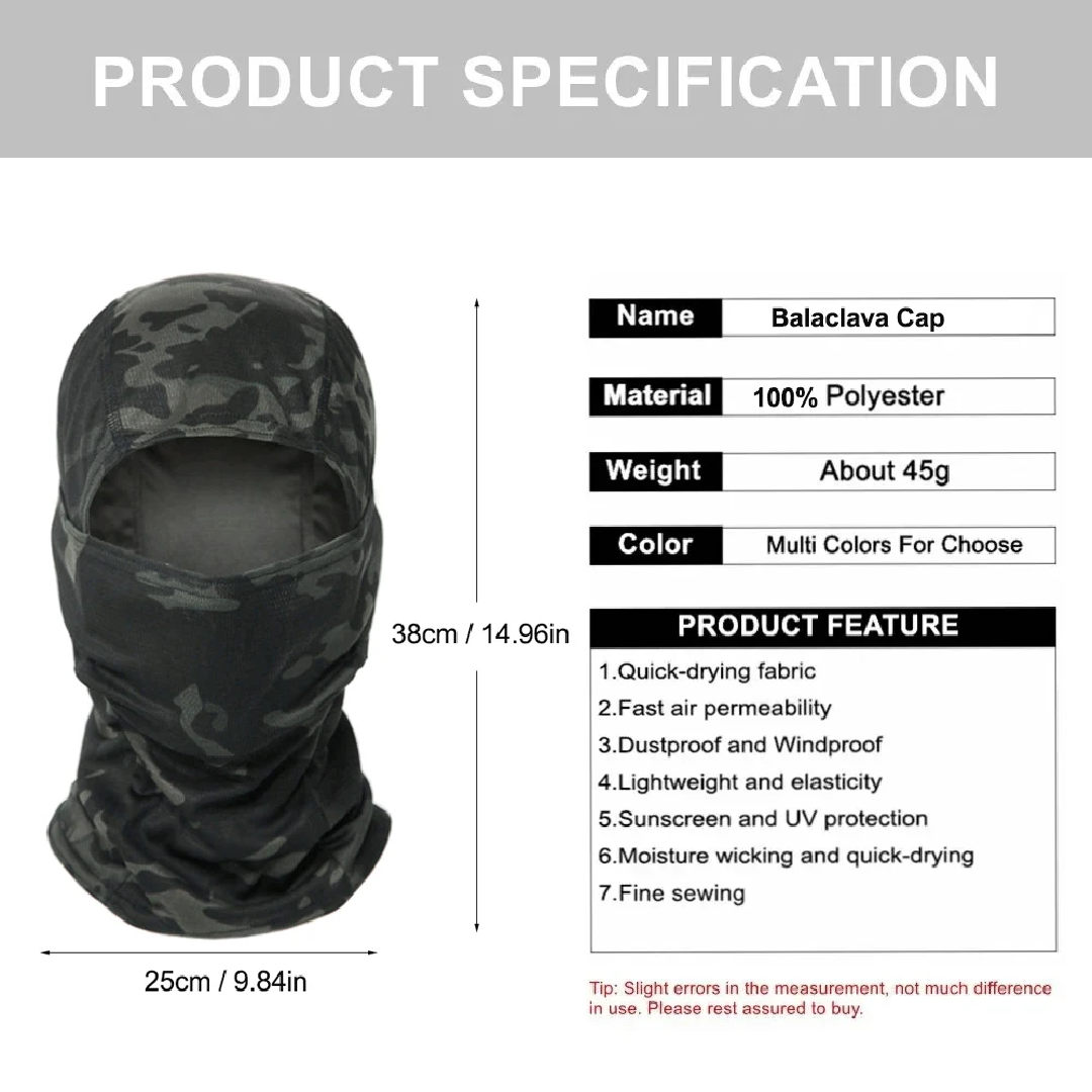 Camouflage Balaclava Hat Cycli - Balaclava Ski Mask review and price
