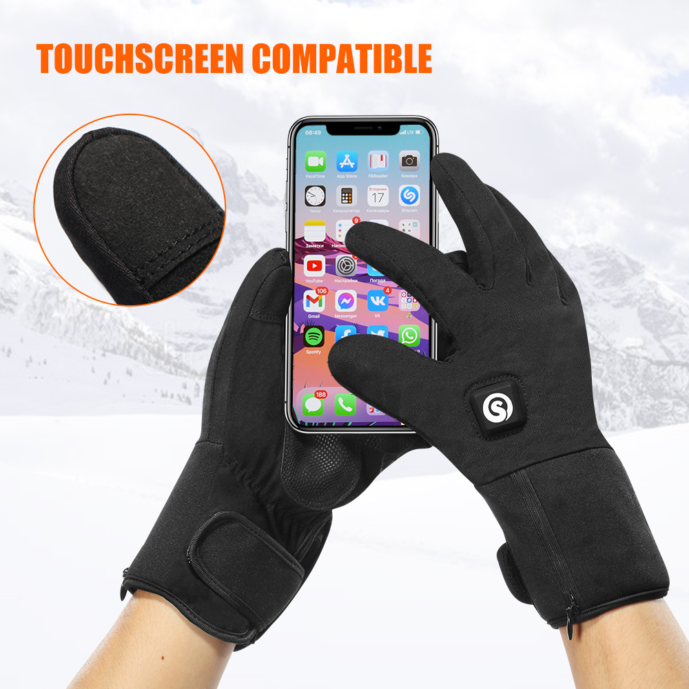 Winter Electric Heated Gloves  - Touch Screen Gloves review and price