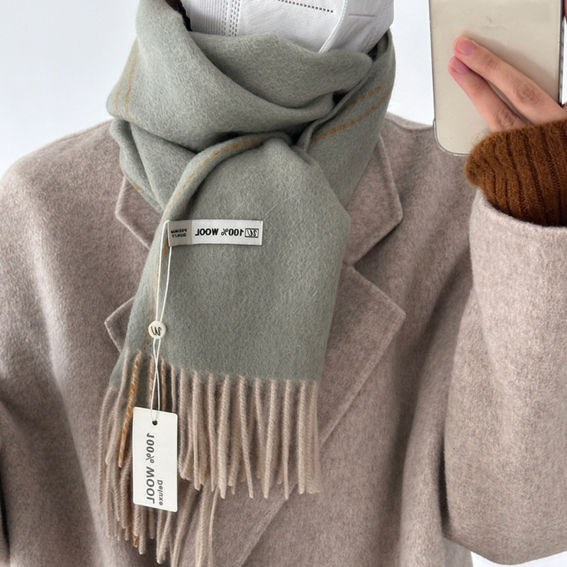 Elegant Good Quality 100% Wool - Wool Scarf Men review and price
