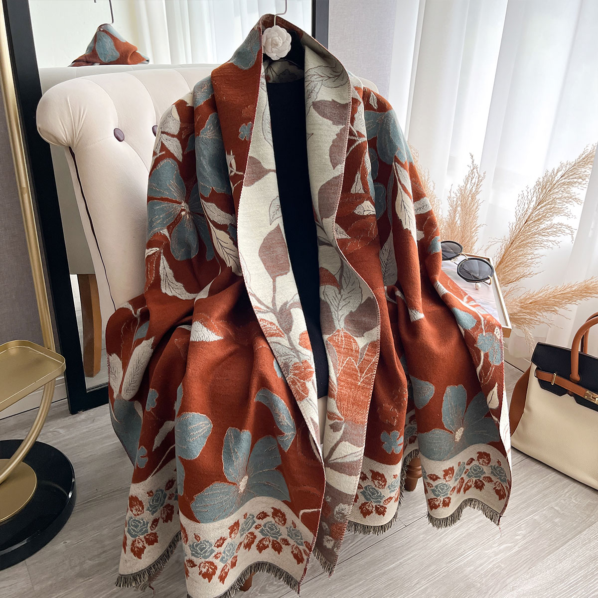 Women Thicken Luxury Winter Pa - Cashmere Pashmina Wrap review and price