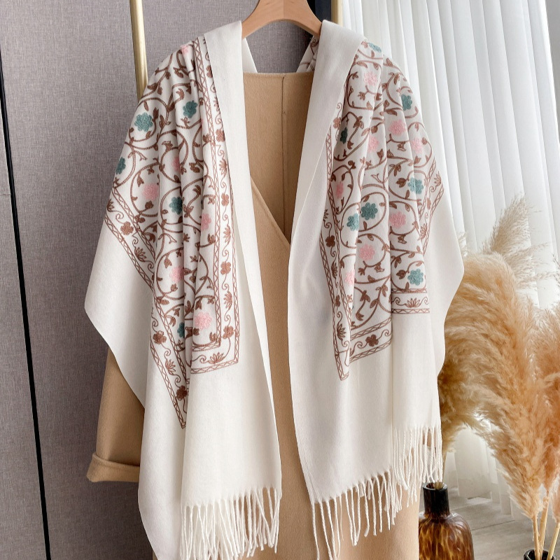 2025 New Embroidery Cashmere S - Cashmere Pashmina Wrap review and price