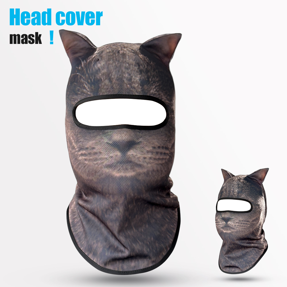 3D cat animal skiing Balaclava - Balaclava Ski Mask review and price