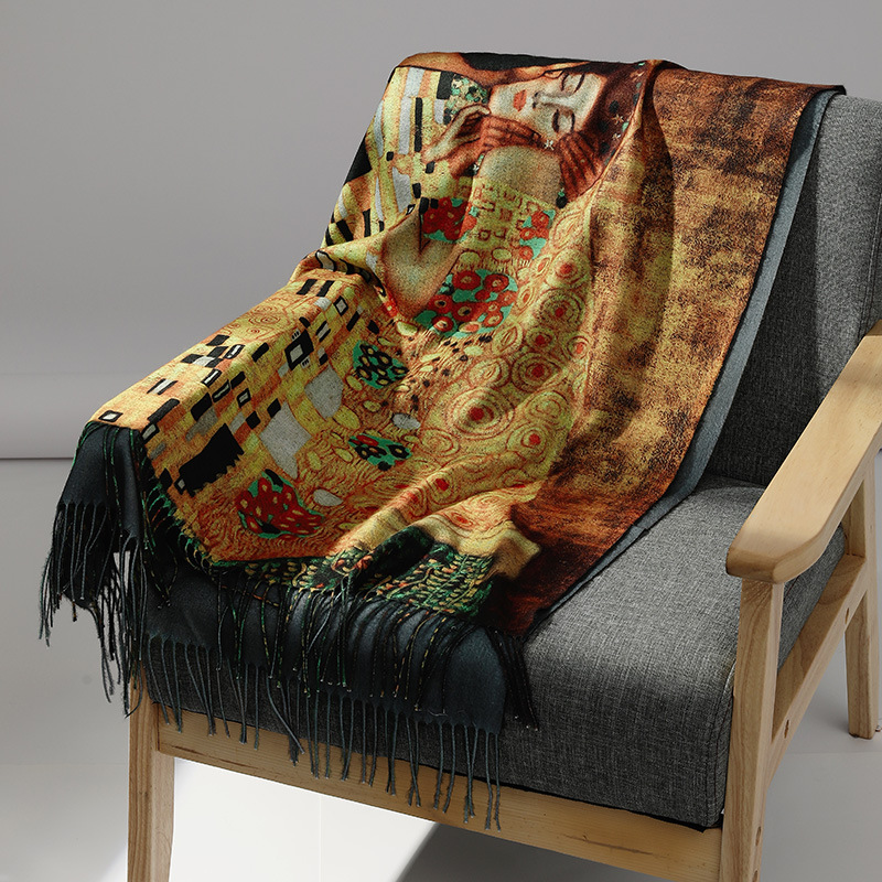 Luxury Brand Oil Painting Cash - Cashmere Pashmina Wrap review and price