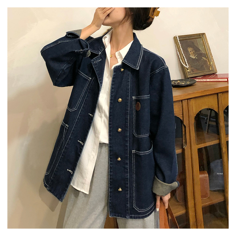 Dark Blue Denim Jacket Women S - Down Jacket Packable review and price