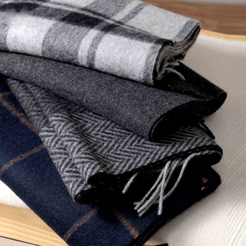 Pashmina Scarf Men Winter Stri - Wool Scarf Men review and price